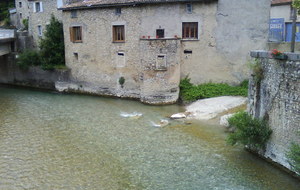 Pontaix et sa rivière  La Drôme 